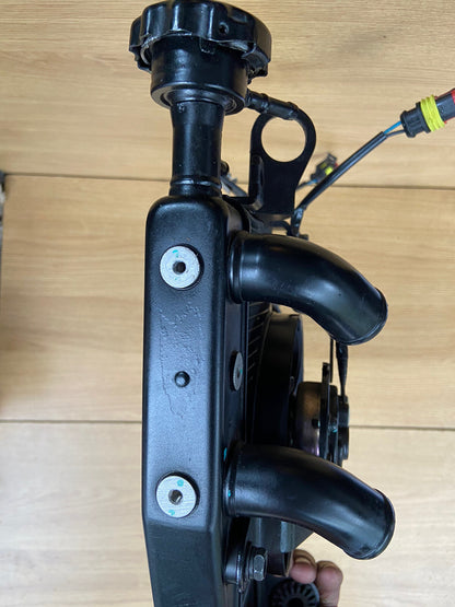 Ducati Supersport radiator With Fans, Coolant Radiator And Fans Supersport Rad
