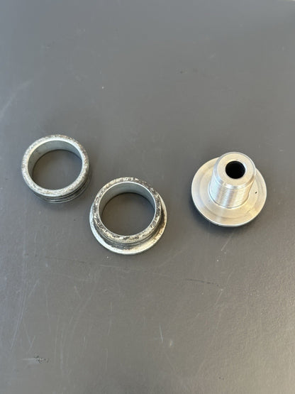 Honda CBR1000RR Front Wheel Spacers And End Nut 2004 2005 RR4 RR5 OEM