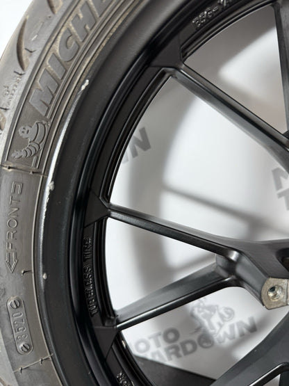 Yamaha YZF R125 R 125 2014 Front Rear Wheels Pair & Tyres 26983 Miles 2008-2018