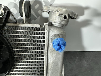 Yamaha R125 R 125 2024 Radiator & Fan Assembly Cooling Rad 6890 Miles 2023-2025