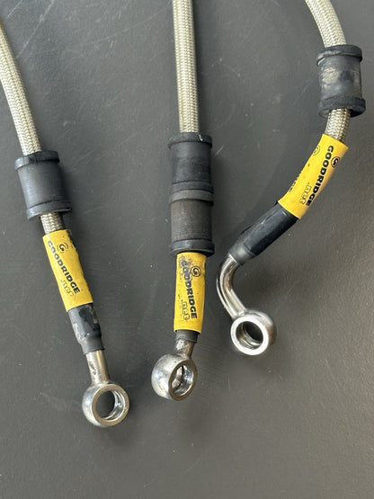 GOODRIDGE STAINLESS REAR BRAKE HOSE FOR SUZUKI GSXR1000 2010 GOODRIDGE HOSES