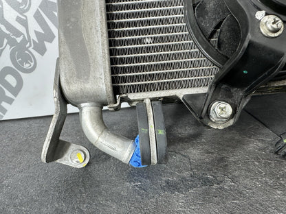 Yamaha R125 R 125 2024 Radiator & Fan Assembly Cooling Rad 6890 Miles 2023-2025
