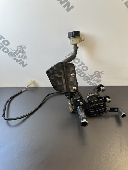 Suzuki GSXR1000 09-11 K9 L0 L1 Gilles VCR Black Adjustable RIGHT REARSET *ONLY*