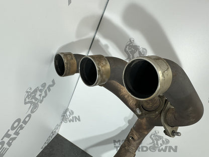 Triumph TIGER 900 GT PRO 2022 Exhaust Downpipes Headers Manifold 6337m 2020-2023