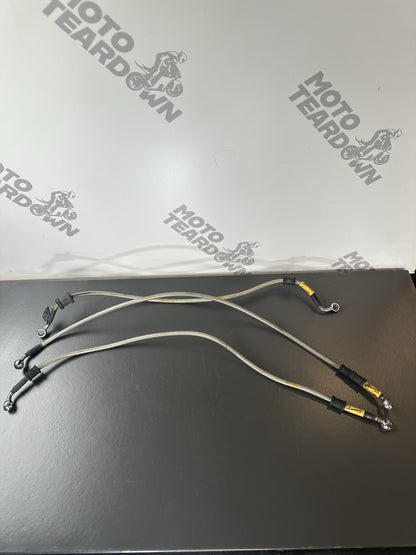 GOODRIDGE STAINLESS REAR BRAKE HOSE FOR SUZUKI GSXR1000 2010 GOODRIDGE HOSES