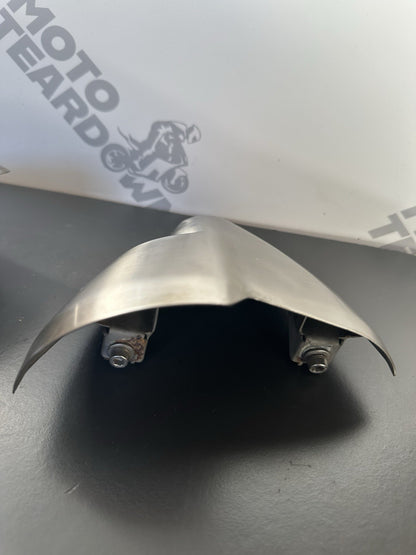 TRIUMPH SPEED TRIPLE 1050 RIGHT HAND EXHAUST GUARDS HEAT GUARDS OEM 2011-2015
