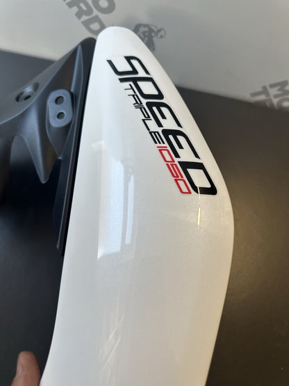 TRIUMPH SPEED TRIPLE 1050 LEFT SIDE LH RADIATOR COVER PANEL 2011-2015 OEM