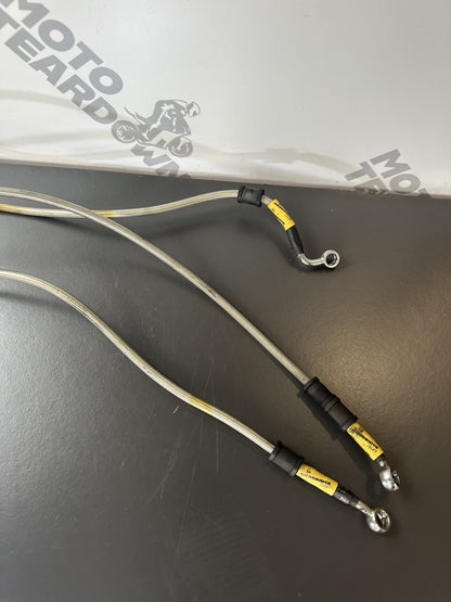GOODRIDGE STAINLESS REAR BRAKE HOSE FOR SUZUKI GSXR1000 2010 GOODRIDGE HOSES