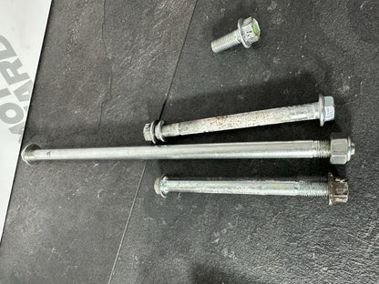Yamaha R125 R 125 2024 Engine Swingarm Mount Bolts 6890 Miles 2023-2025 OEM