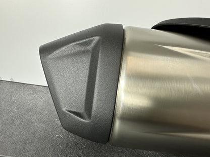 Triumph TIGER 900 GT PRO 2022 Exhaust Silencer End Can 6337 Miles 2020-2023 OEM