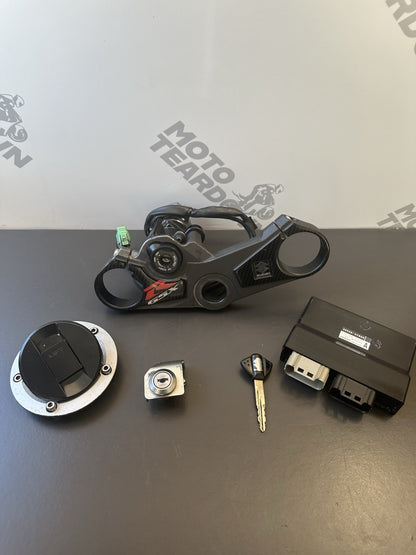 Suzuki GSXR 1000 Lockset Ignition ECU Key Top Yoke 2009-2016 2010 GSXR lock Set