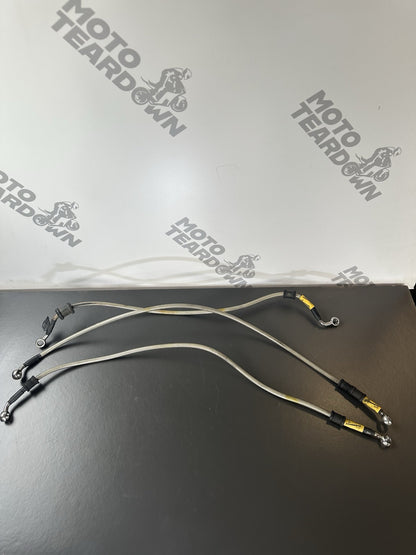 GOODRIDGE STAINLESS REAR BRAKE HOSE FOR SUZUKI GSXR1000 2010 GOODRIDGE HOSES