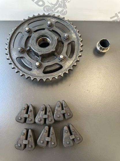 Suzuki GSX-R1000 GSXR 1000 rear sprocket carrier And Cush Drives 2009-2016 OEM