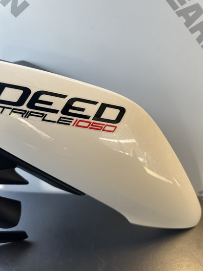 TRIUMPH SPEED TRIPLE 1050 LEFT SIDE LH RADIATOR COVER PANEL 2011-2015 OEM