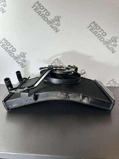Triumph Speed Triple 1050 Radiator And Fan 2011-2015 Triumph Speed Triple 1050